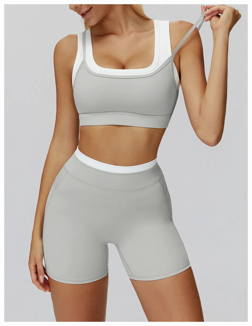 Workout Bra & Yoga Shorts 17