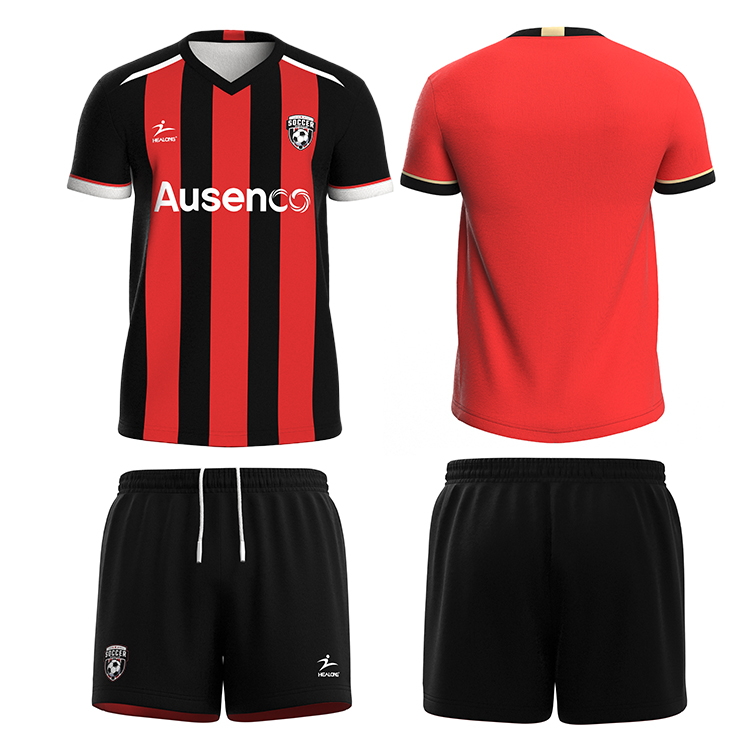 Wholesale High Quality Team Soccer Wears Uniforms Custom Sublimation Team Tracksuit Wear