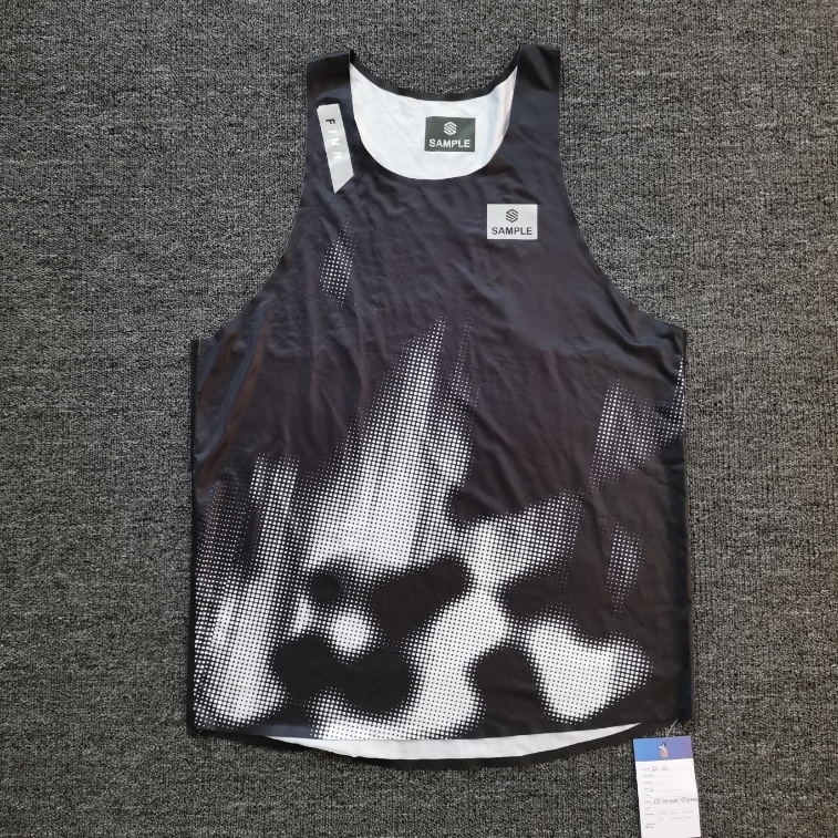 B438 Manufacturer Sports Sleeveless Polyester Quick Dry Sublimation Vest Custom Running Marathon Singlet Tank Tops