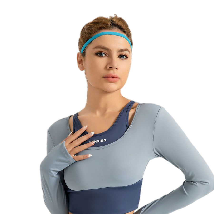 Built-in Bra Apparel Flexible Yoga Crop Top