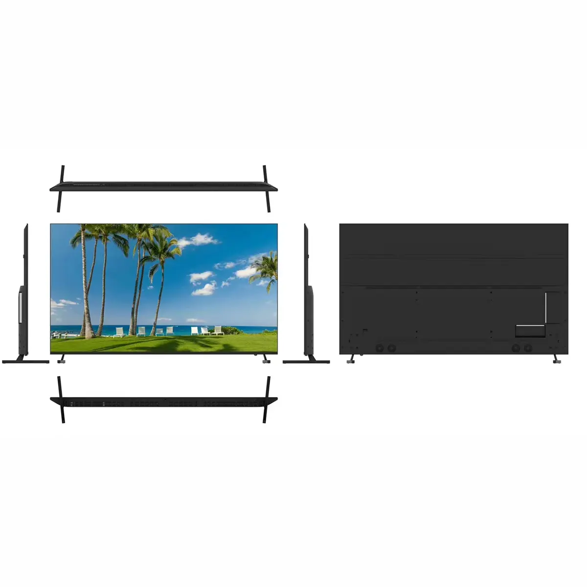 High-Quality 100-inch 4K Explosion-proof Smart TV with Tempered Glass Screen, Suitable for Hotels, KTVs, Commercial Use, and Export Supplier, Manufacturers