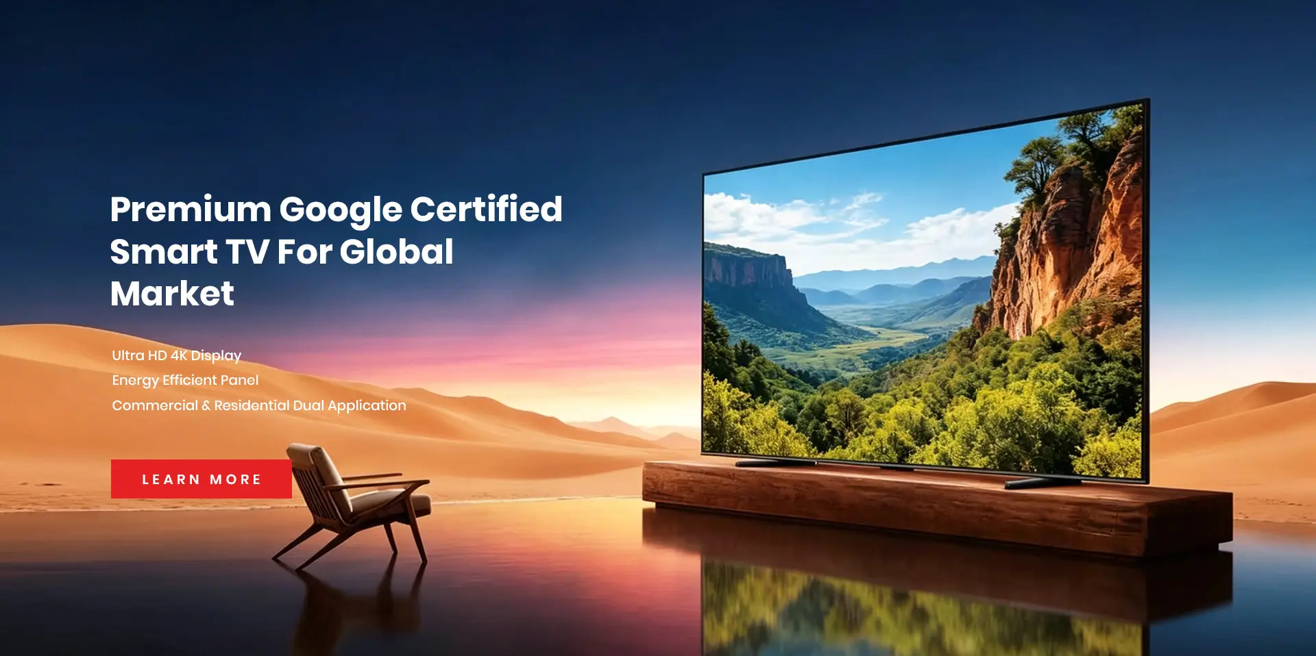WEIER 4K QLED smart TV range for global export