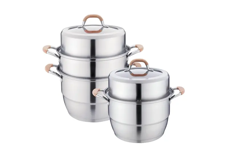 High-Quality WEIHUA 304 Stainless Steel Multi-Layer Steamer Pot Silicone Handle 28-36cm Companies, Quotes