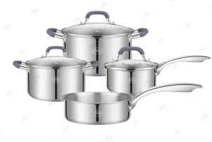 Wholesale WEIHUA Stainless Steel Multi-layer 7 PCS Cookware Set with Classy Design Quotes, Factory