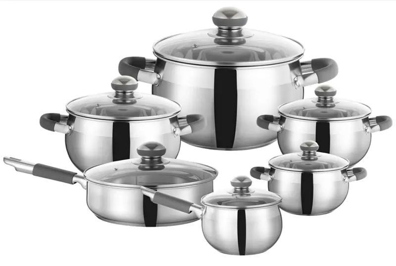 Famous WEIHUA Apple Shape 12PCS Cookware Set with Soft-Touch Silicone Handles Manufacturer, Company