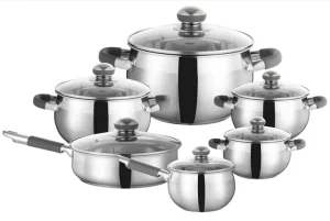 Famous WEIHUA Apple Shape 12PCS Cookware Set