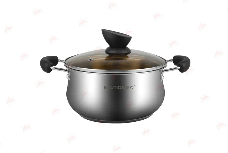 Wholesale WEIHUA BOUTIQ Stainless Steel Sauce Pan with Multi-layer Base and Glass Lid Companies, Factory