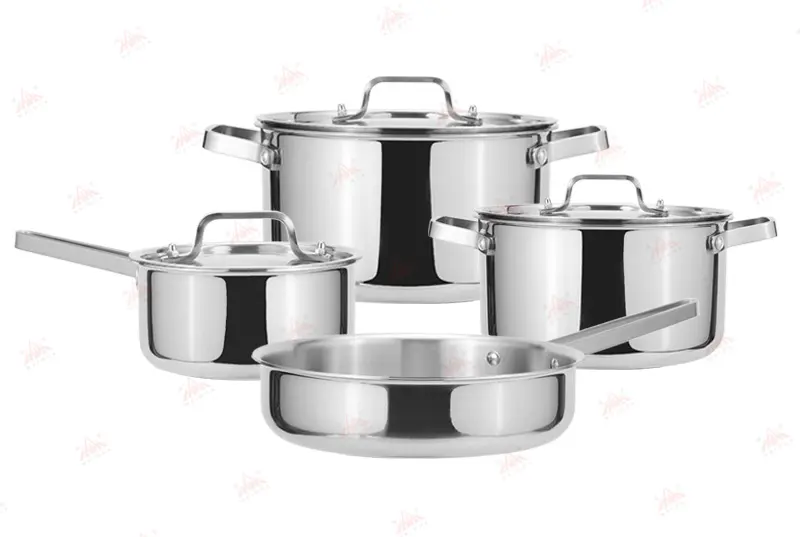 Custom WEIHUA Custom Stainless Steel Multi-layer 7 PCS Cookware Set Manufacturer, Product