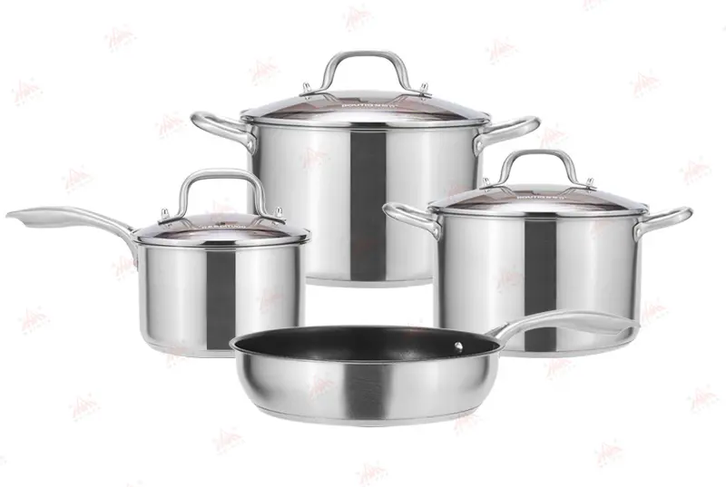China WEIHUA Premium Stainless Steel 7 PCS Cookware Set for Professional Kitchens Products, Supplier
