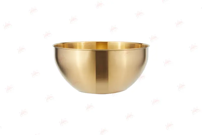ODM WEIHUA Gold Korean Style Stainless Steel 5 PCS Salad Bowls Set for Elegant Kitchens Companies, Factory