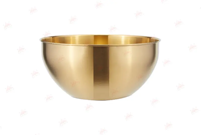 ODM WEIHUA Gold Korean Style Stainless Steel 5 PCS Salad Bowls Set for Elegant Kitchens Companies, Factory