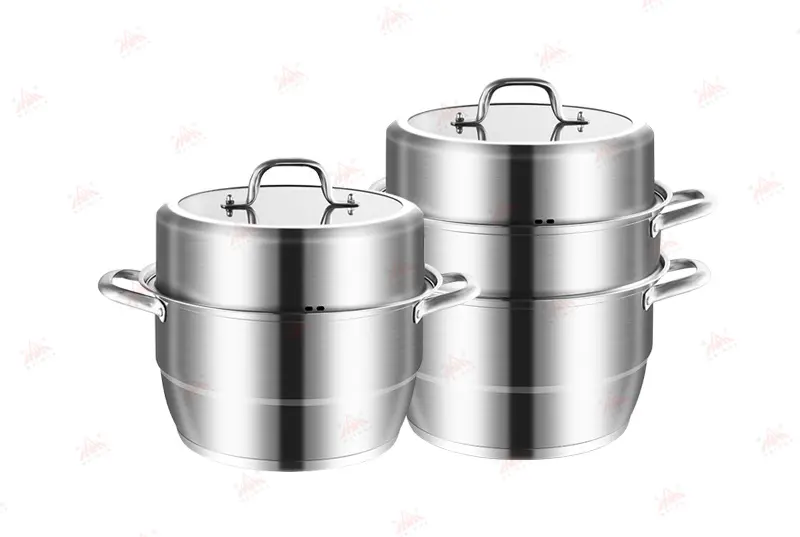 ODM WEIHUA BOUTIQ Stainless Steel Multi-layer Steamer with Athermic Steel Handles Companies, Factories
