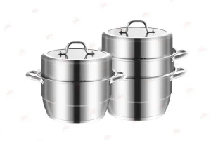 ODM WEIHUA BOUTIQ Stainless Steel Multi-layer Steamer with Athermic Steel Handles Companies, Factories