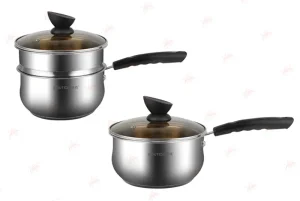 Custom WEIHUA BOUTIQ Multi-layer Stainless Steel Stockpot with Glass Lid Manufacturer, Exporter