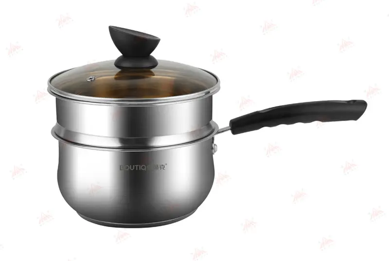 Custom WEIHUA BOUTIQ Multi-layer Stainless Steel Stockpot with Glass Lid Manufacturer, Exporter