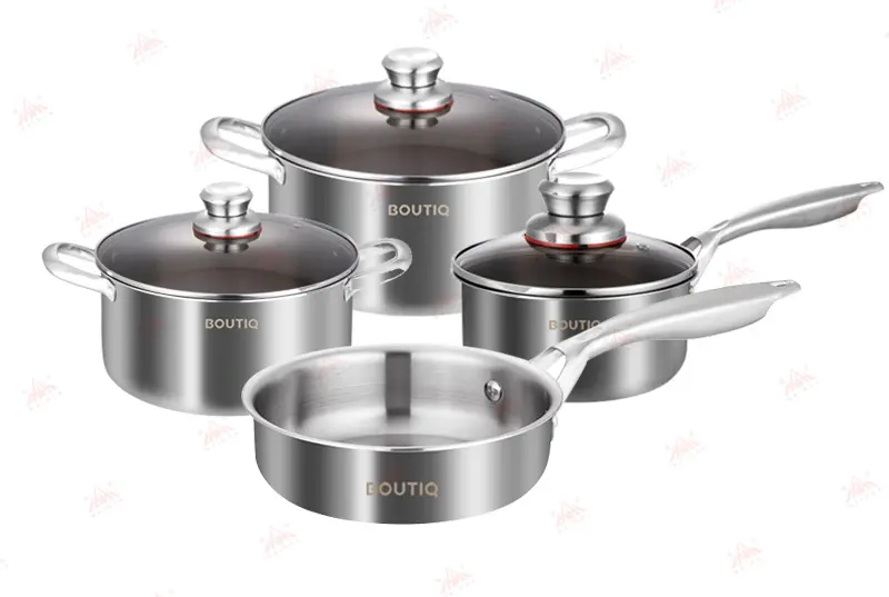 Custom WEIHUA Custom Design Stainless Steel Multi-layer 7 PCS Cooking Set Wholesale Manufacturer, Company
