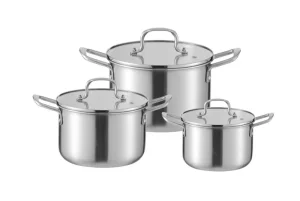 CE Certification WEIHUA Linear Solid Steel Handle Cookware