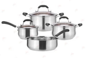 Custom Weihua Bakelite Handle Cookware," "Stainless Steel Cookware Set," And "Modern Kitchenware" Product, Supplier