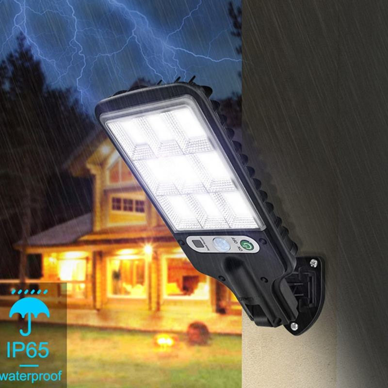 Super Bright LED Light Remote Control PIR Motion Sensor Outdoor Solar Wall Light Solar Street Light