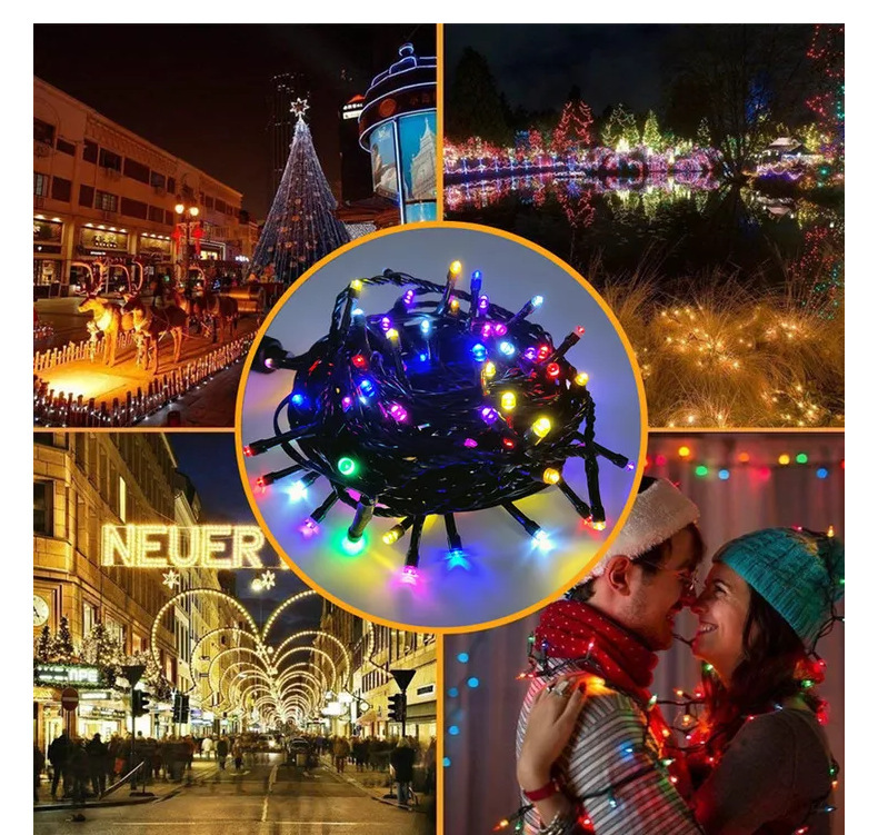 50M 100M Christmas Lights Decorative LED String 24V Outdoor Waterproof Garland Fairy Light for Marry Holiday Garden Street Lawn