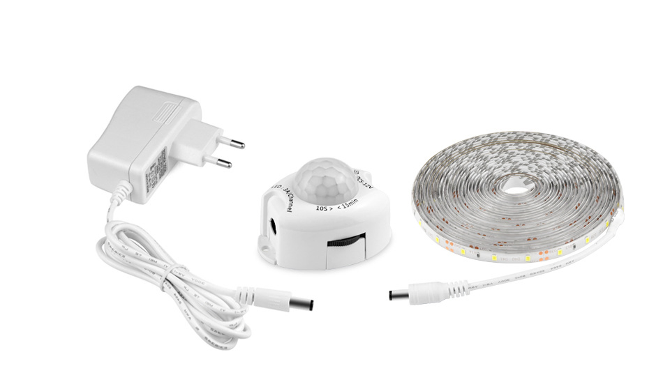 Linkable PIR Motion Sensor Indoor LED Linear Strip Under Cabinet Tube Light for Furniture / Wardrobe / Closet / Kitchen / Showcase