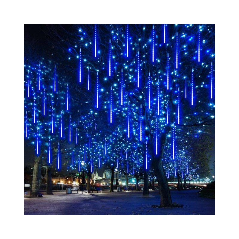 LED Meteor Shower String Light 30 CM Waterproof LED Decoration Garland Outdoor Garden Christmas Tavern IP55 AC 110V 220V