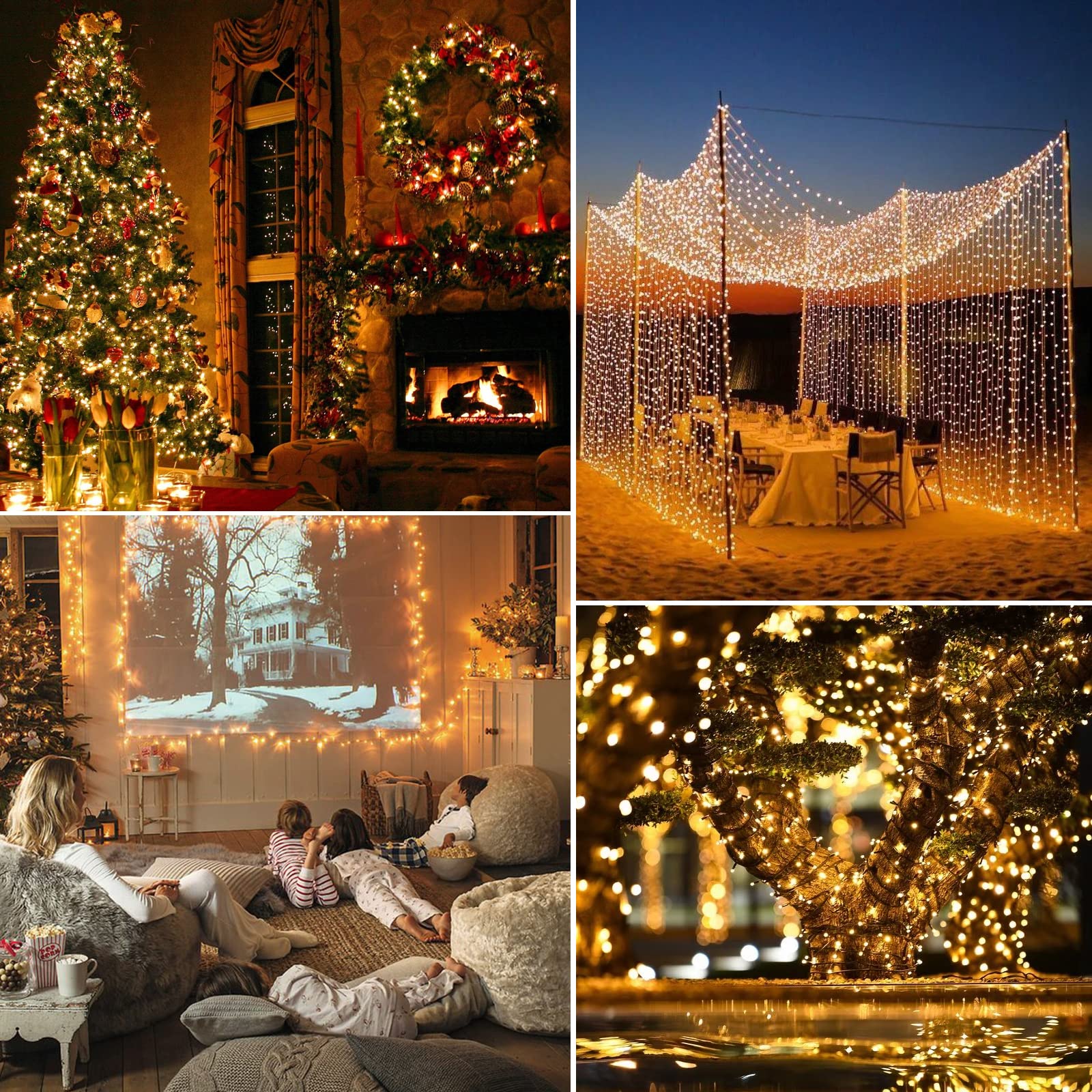 Wholesale Custom IP65 Waterproof Angle Rubber Decoration LED String Light