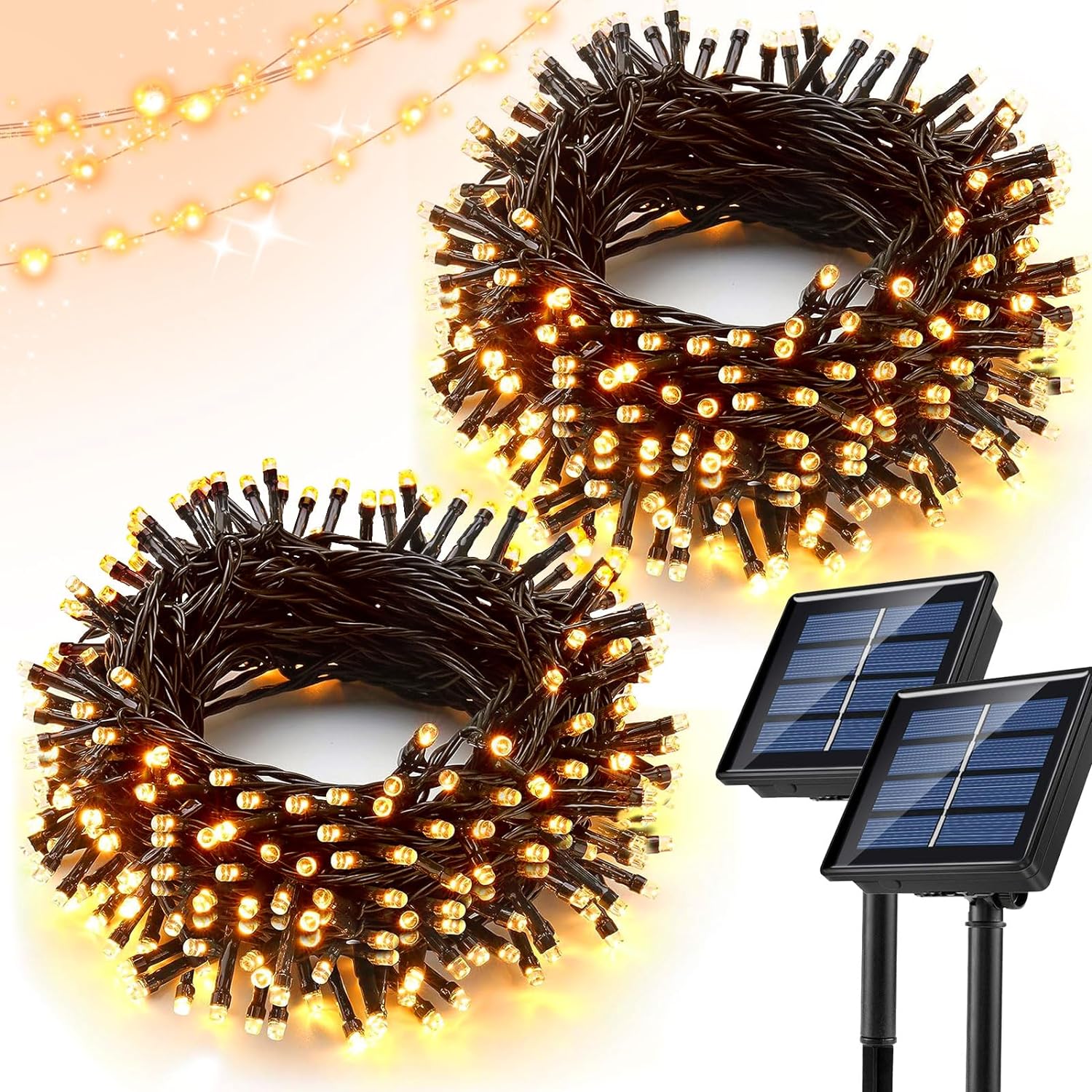 HRSYT IP65 Waterproof LED String Lights 10M Wedding Party Holiday Outdoor Decoration for Christmas and Halloween