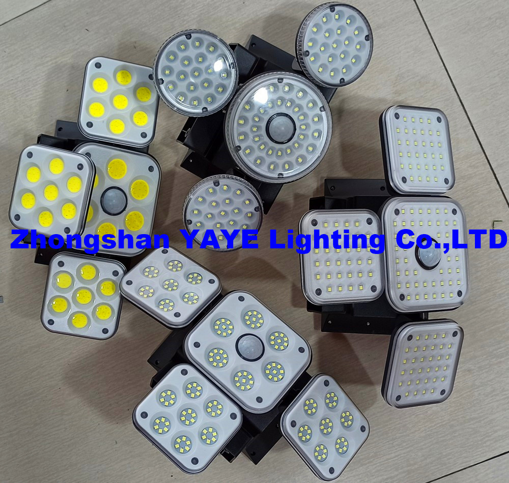Yaye CE/RoHS 2023 Hottest Sell Supplier Price Outdoor IP66 Waterproof Solar LED Wall Light with Remote Controller/Motion Sensor/3 Years Warranty