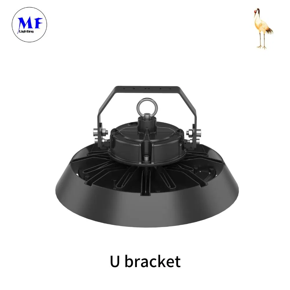 IP65 Waterproof Ceiling Mount 100W 150W 200W 240W 300W Emergency Kit Motion Sensor LED Highbay Light for Supermarket Indoor Recreational Facility Center Factory