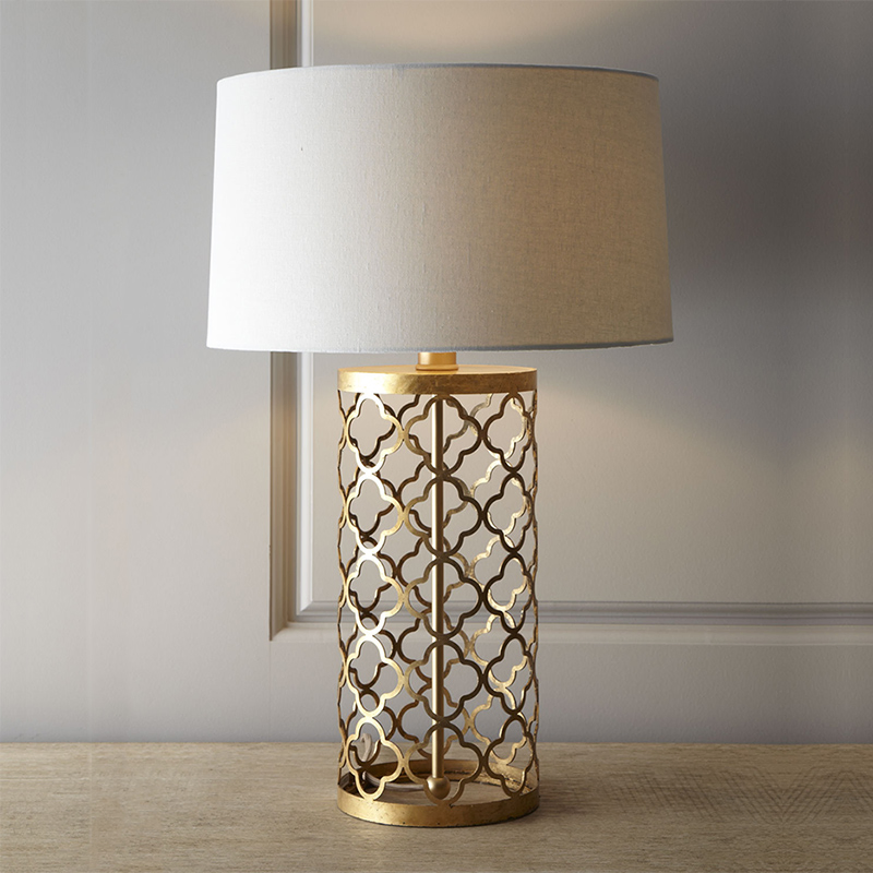 Simple Warm Golden Table Lamps Retro Creative American Table Light (WH-MTB-71)