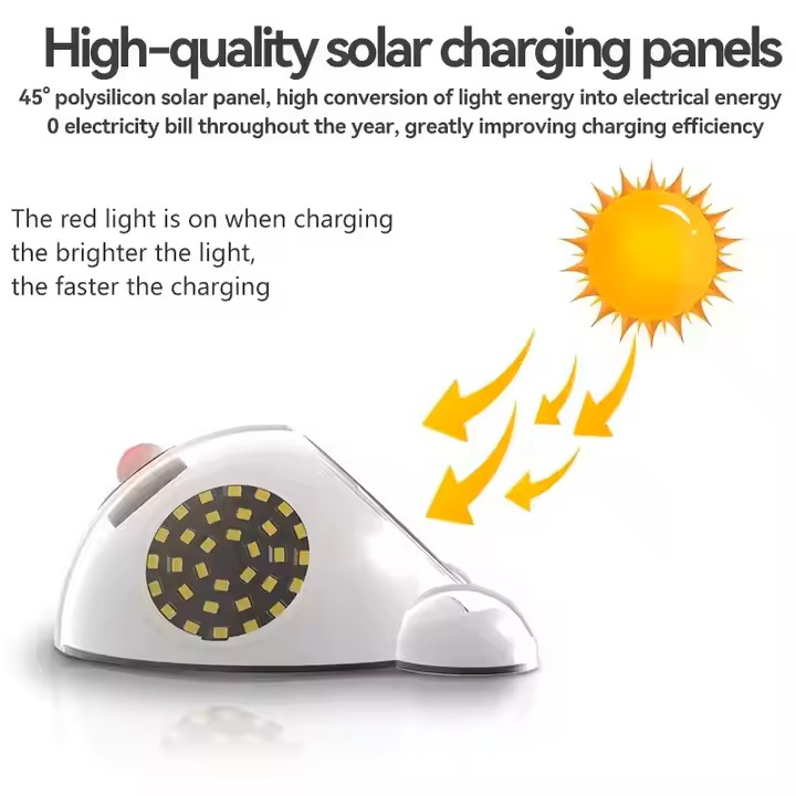 Outdoor Solar Street Light Waterproof Outdoor Interactive 124 LED Wall Light Motion Sensor Solar Courtyard Light