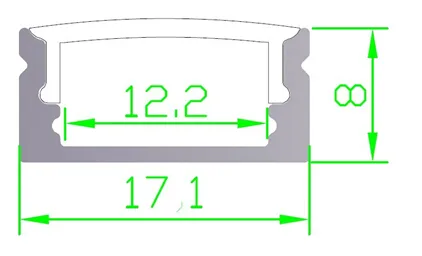 Linear Cabinet Light Size