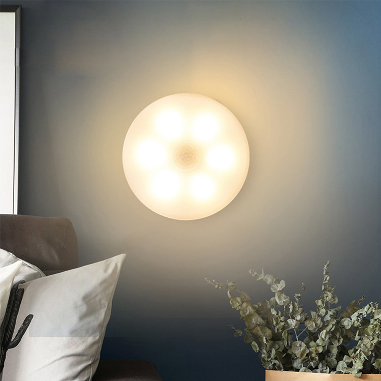 Intelligent Inductive PIR Wireless Magnetic Smart Indoor Wall Lamp Staircase LED Motion Sensor Night Light