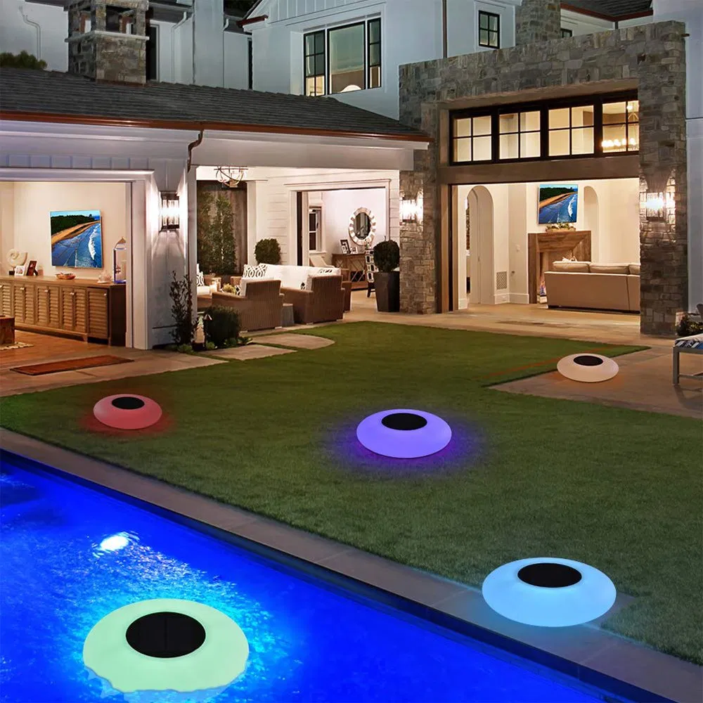 Solar RGB Decoration Lamp LED Pond Swimming Pool Floating Light