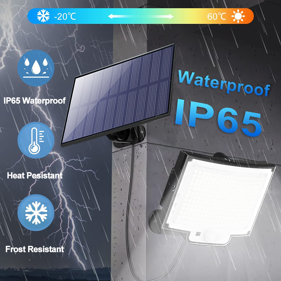 Solar Light Street Wall Lamp Outdoor Sunlight Motion Sensor Waterproof Street Garden