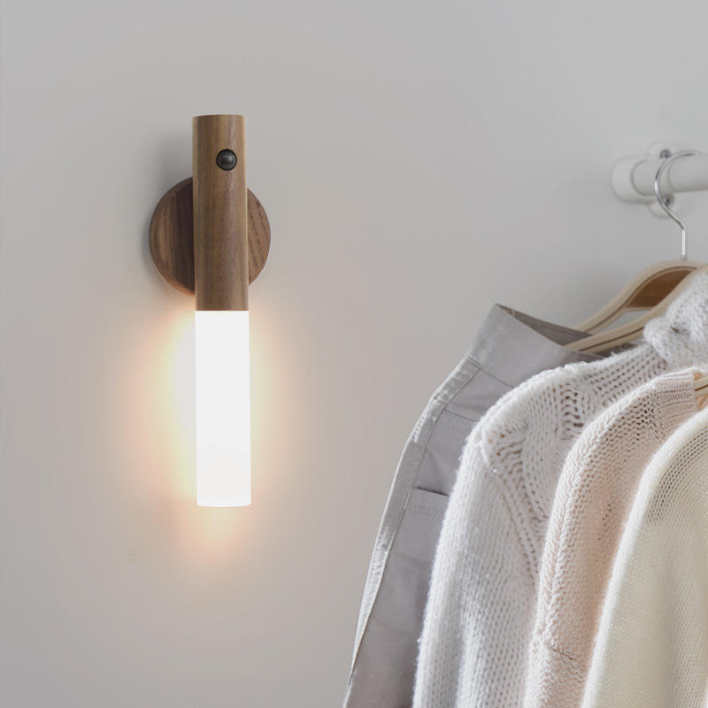 USB Rechargeable LED Magnetic Motion Sensor Light for Indoor Wardrobe