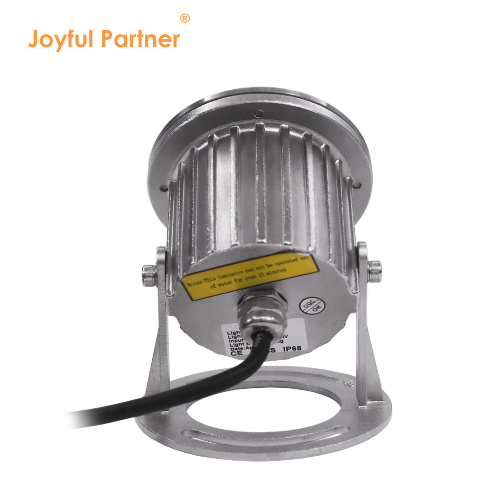 High Brightness Underwater Spot Light Ip68 Waterproof Rgb Led Underwater Stainless Steel Submersible Fountain Lighting