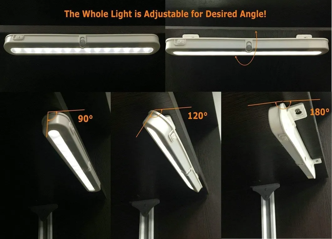 Battery Operated Motion Sensor Light Under Cabinet Lighting Night Light for Closet