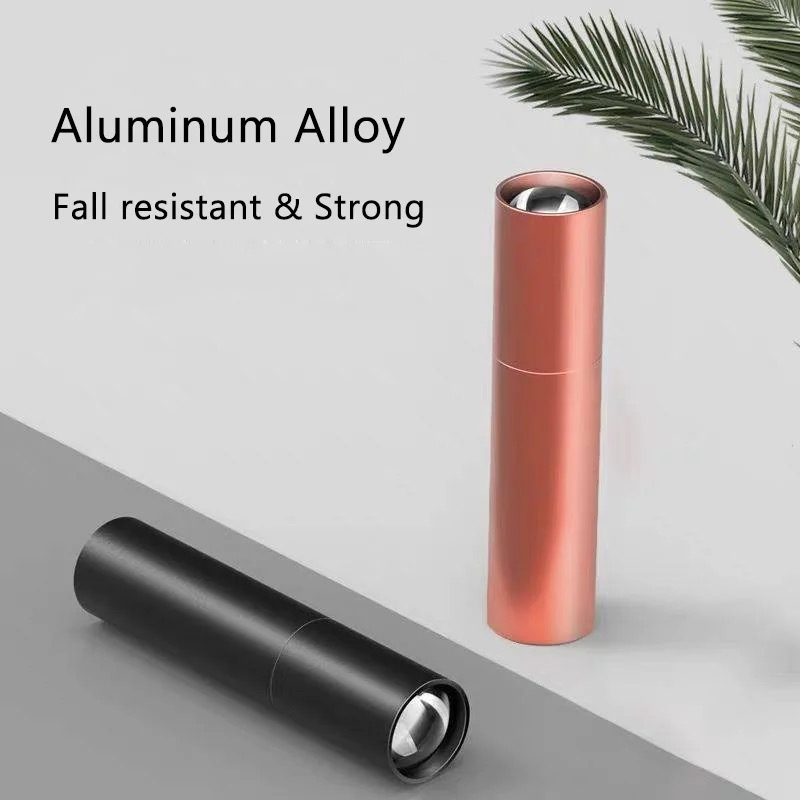 2024 Pocket Size Super Bright Aluminum Body Battery Power LED Flashlight Zoom Focus Torch Light