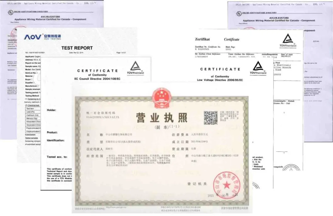 Product Certifications