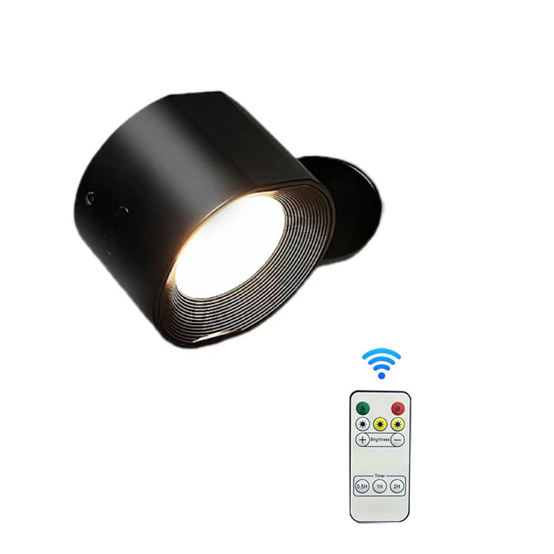 360 Rotation Remote Control 2000mAh Battery Operated Indoor LED Rechargewable Reading Stair Wall Light