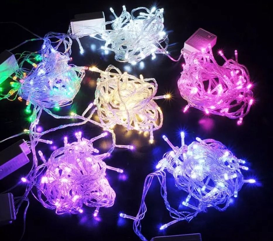 110 /220 V Outdoor LED String Lights Garland 10-100M Waterproof Fairy Light Christmas Wedding Party Holiday Gardening Decoration