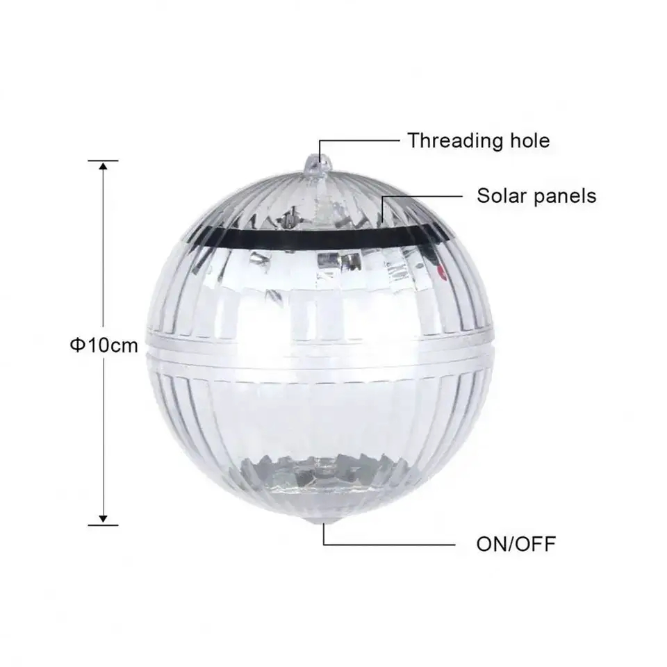 Solar Floating LED Pool Light for Pools Pond Fountain Ez27974