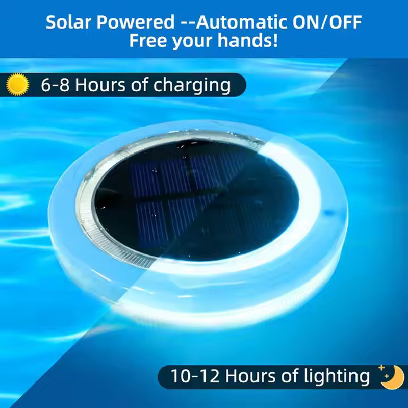 Pool Lamp IP68 Waterproof Solar Pool Floating Light Outdoor LED Swimming Pool Lights