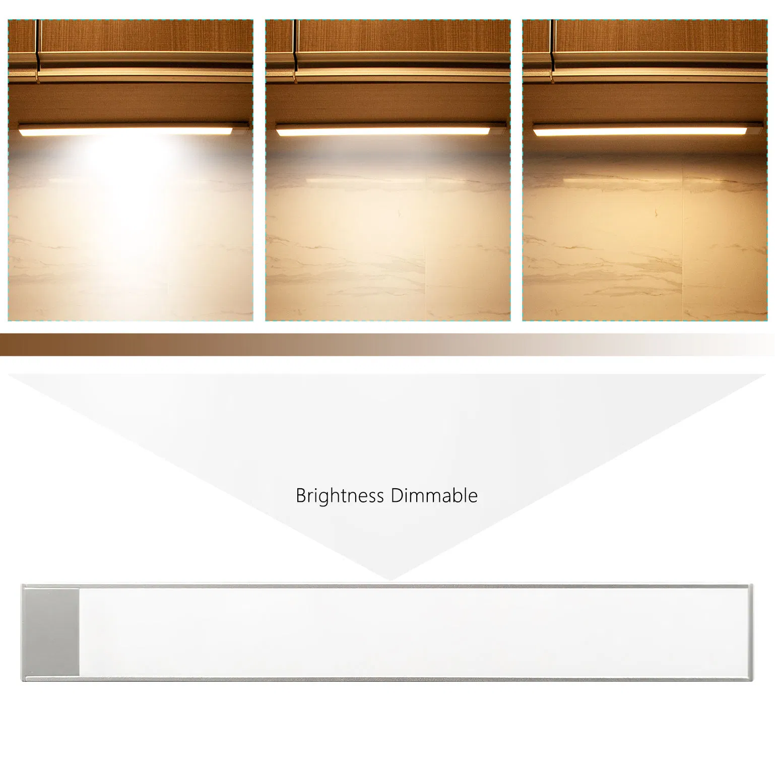 Battery Operated Lights Kitchen Under Cabinet Lighting USB Rechargeable Magnet LED Lights