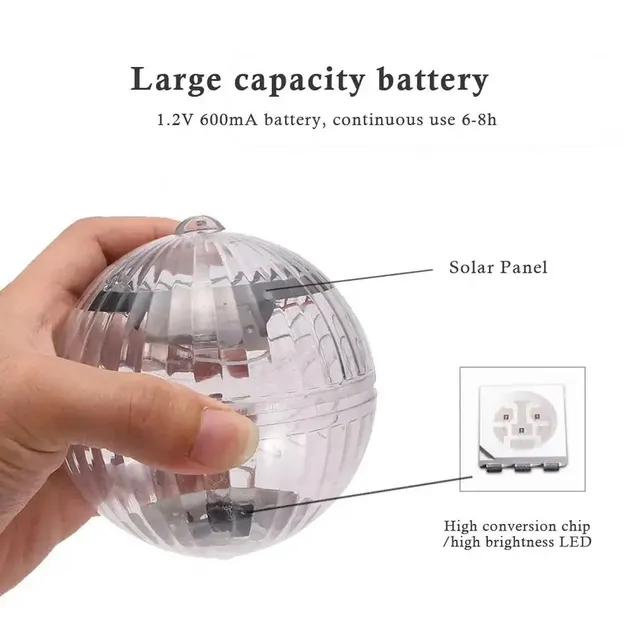 Solar Floating LED Pool Light Feature 3