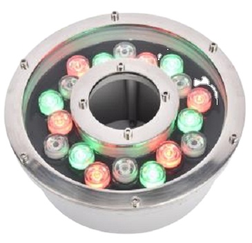 OEM IP68 Swimming Pool Pond Fountain Lighting 12V 24V RGB DMX Control Submersible LED Underwater Lights