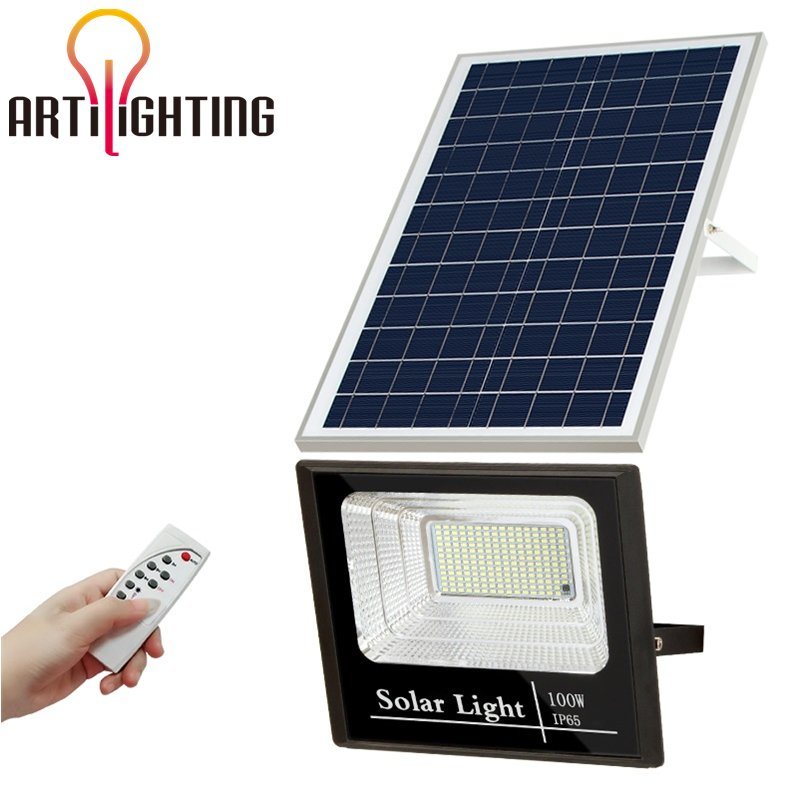 LED Powered Flood Lamp Solar Motion Lights with Sensor for Outdoor Wall