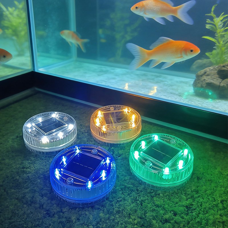 Submersible RGB LED Color Changing Lamp Solar Powered Decorative Floating Pool Lights for Swimming Pools Gardens Ponds